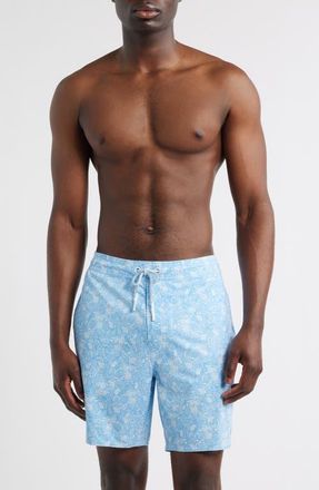 Johnnie-O Swingin Swim Trunks in Maliblu at Nordstrom, Size Xx-Large