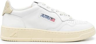 Autry Medalist Low - Dames - Sneakers - Wit - 36 EU - Leer - Schoenen
