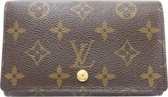 Louis Vuitton Monogram Brown Canvas Wallet (Bi-Fold) (Pre-Owned)