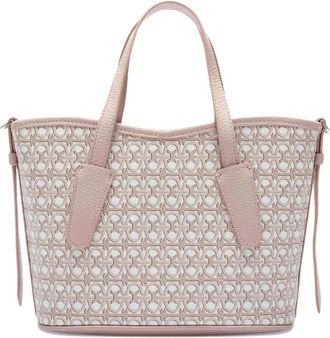 Coccinelle Borsa a spalla con monogramma - Toni neutri