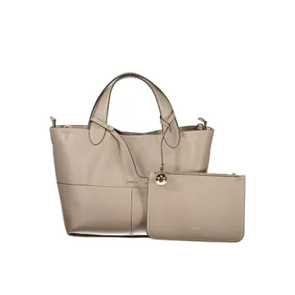 Furla Gray Leather Womens Womens Bag
