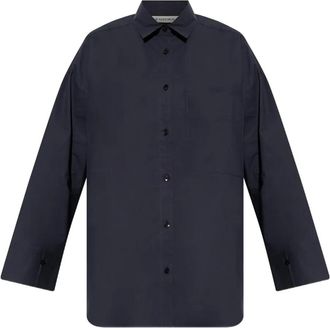 By Malene Birger Derris blouse met knopen - Blauw