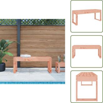 vidaXL Panca da terrazzo - vidaXL Panca da Giardino 110x38x45 cm in Legno Massello di Douglas - Panca in legno massello