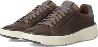 Cole Haan Grandpro Topspin Sneaker Mens Shoes Morel/Grey Pinstripe/Ivory : 7.5 D - Medium, Leather