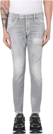 Dsquared2 Jeans, Heren, Grijs, S, Katoen, Cool Guy Distressed Jeans