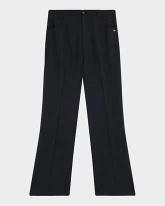 Amiri Men & apos;s Polyester and Wool Bootcut Five-Pocket Pants