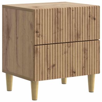 vidaXL Armario De Noche Con Caj&oacute;n Roble Artesanal 43 X 34,5 X 48 Cm Vidaxl