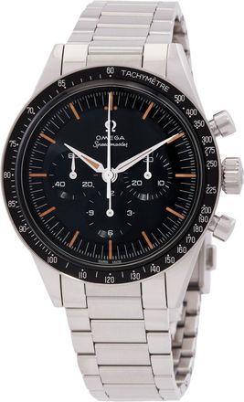 Omega Pre-owned Omega Speedmaster Chronograph Hand Wind Chronometer Blue Dial Mens Watch 310.30.40.50.06.001