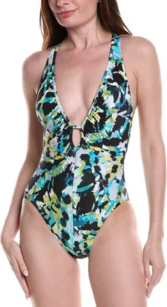 Vince Camuto V-Neck One-Piece