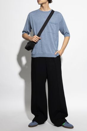 Moschino T-shirt With Pocket, Mens, Blue