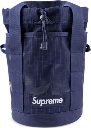 SUPREME box-logo ripstop cinch bag - men - Fabric - One Size - Blue