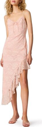Steve Madden Anesa Lace Midi Slipdress in English Rose at Nordstrom, Size X-Small