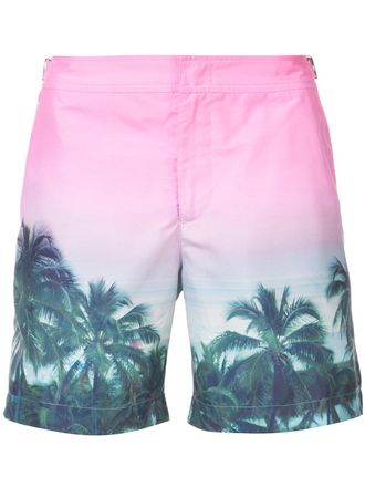 Orlebar Brown korte broek met print - Roze