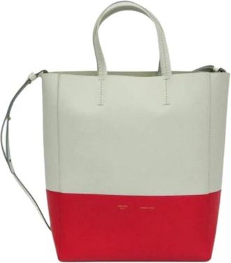Celine Pre-owned Tote Bags, female, Multicolor, Size: ONE SIZE Pre-owned Small Vertical 176163 Cabas Tote Bag
