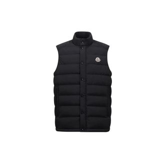 Moncler Vests, male, Blue, Size: 3XL Barthe Down Vest