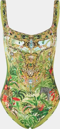 Camilla Wanderlust Printed Underwire One-Piece Swimsuit
