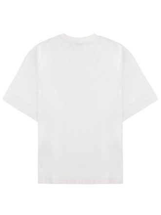 Off-white Logo-Embroidered Cotton T-Shirt - White