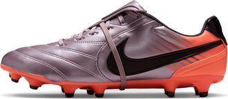 Nike Mens Tiempo Ligera Pro Firm-Ground Low-Top Soccer Cleats in Purple | IO4401-500