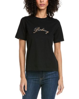 Burberry Check Logo T-Shirt