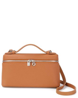 Tiffany & Fred Full-Grain Mini-Structured Leather Bag