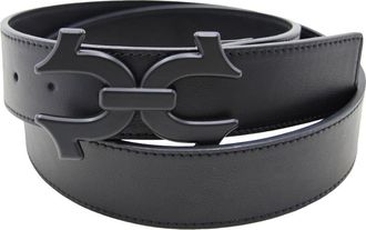 True Religion Agio Double Horseshoe Buckle Belt in Black at Nordstrom Rack, Size 38