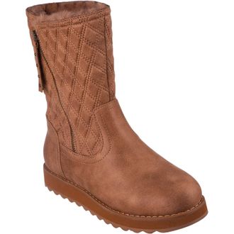 Skechers Womens Keepsakes 2.0 Morning Walks Ankle Boots - Brown - Size UK 4
