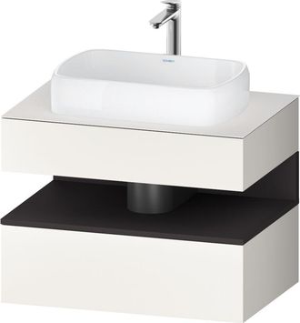 Duravit Duravit Qatego Consola Mueble Bajo Lavabo, 1 Extra&iacute;ble, 1 Caj&oacute;n