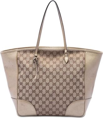 Gucci Pre-owned Gucci GG Canvas and Leather Bree Tote Ladies L4BJRWAHEZCDE6FK