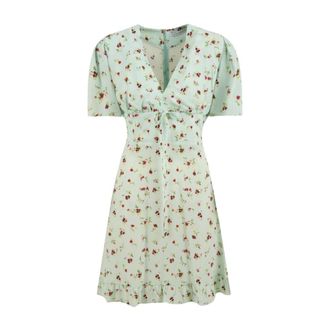 Mar De Margaritas Bloemen Zomerjurk Adele - Dames - Korte kleedjes - Groen - S - Kleedjes