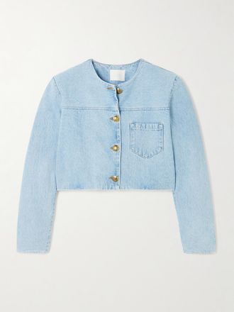Citizens Of Humanity Giacca Cropped In Denim Priah - Blu