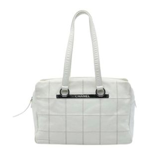 Chanel Bolso de hombro acolchado de piel caviar Pre-owned - Pre-owned - Mujer - Blanco - ONE SIZE
