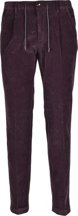 L.B.M. 1911 Purple Stretch Cotton-Blend Chino Pants
