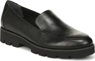 Vionic Mens Vionic Kensley H9623L6004 Loafer Black Leather Slip On Flats ZAP223