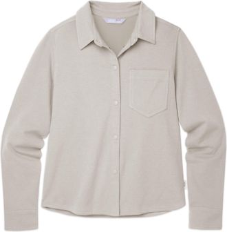 Stio | Womens Notion Stretch Knit Shirt, Size Extra Small in Atmosphere