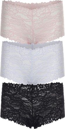 Honeydew Intimates Natalya 3-Pack Tangas in Black/White/Cotton Candy at Nordstrom, Size X-Large