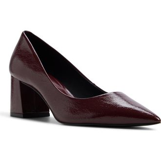 Aldo Ybalelin Pointed Toe Pump in Dark Red at Nordstrom, Size 8