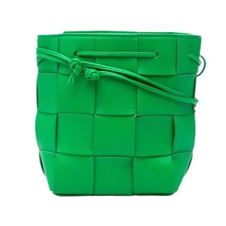 Bottega Veneta Bolso Cubo de Nappa Tejida Pre-owned - Pre-owned - Mujer - Verde - ONE SIZE