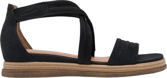 Tamaris Leren sandalen met sleehak, gesloten hiel