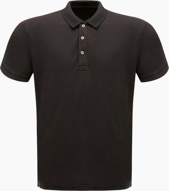 Regatta Mens Regatta Professional Mens Classic 65/35 Short Sleeve Polo Shirt - Black - Size: 40