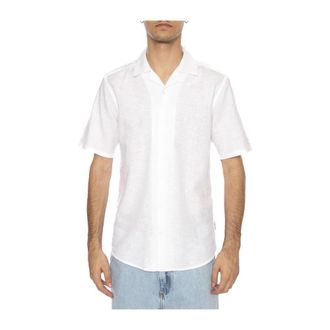 Only & Sons Camicia Maniche Corte - Heren - Korte mouwen Overhemden - Wit - S - Overhemden