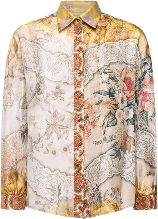 Pierre-Louis Mascia Aloe Longsleeve Shirt - Dames - Overhemden - Veelkleurig - XS - Overhemden