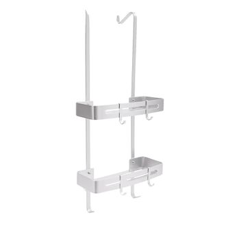 OEM Estanter&iacute;a De Ba&ntilde;o De Dos Niveles, Dise&ntilde;o Moderno, Color Plata