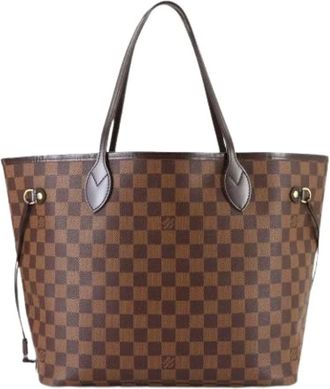 Louis Vuitton Pre-owned Tote Bags, female, Brown, Size: ONE SIZE Pre-owned Damier Canvas Tote Bag