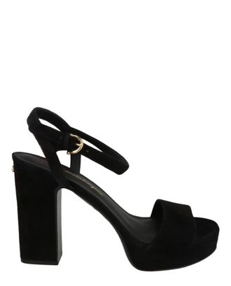 Ferragamo Trento 2 Suede Platform Sandals