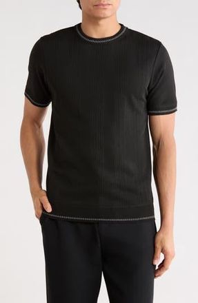Tom Baine Crewneck Knit Sweater in Black at Nordstrom Rack, Size Xx-Large