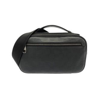 Louis Vuitton Pre-owned Aerogram Calf Shoulder Bag - Dames - Pre-owned - Zwart - Maat: ONE Size Leer
