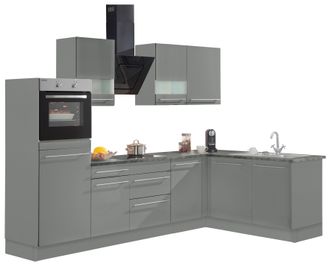 Optifit Winkelküche »Bern« Stellbreite 285x175 cm, wahlweise mit E-Geräten