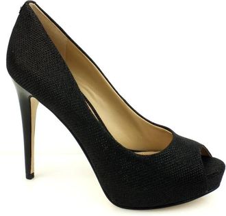 Guess Sandalen met Hoge Hak - Dames - Pumps - Zwart - 40 EU - Leer - Schoenen