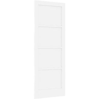 vidaXL Vidaxl - Puerta Interior Blanco 78 X 211 Cm Madera Contrachapada