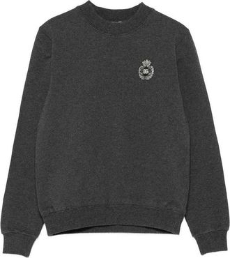 Dolce & Gabbana Crest Patch Crewneck Sweatshirt